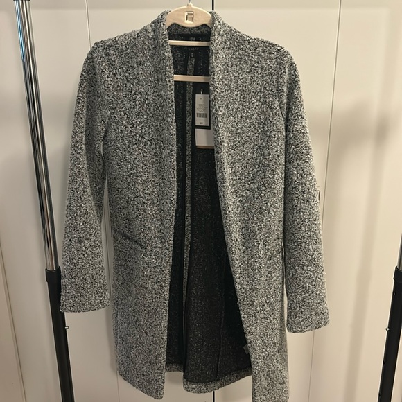 Dynamite - Size M - “Textured Open Coat Black/White” - Picture 1 of 3
